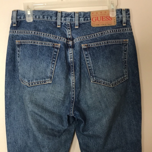 Vintage Guess high waisted bootcut denim jeans ladies size 29 - Picture 9 of 12